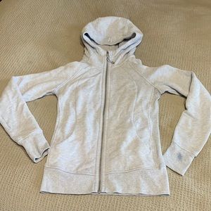 Lululemon full zip scuba. Size 4